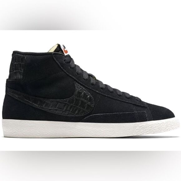 Nike SB Blazer Mid #638261-014 Black Sail/Croc Gum  Vintage VTG - Mens Size 10 - Picture 1 of 11